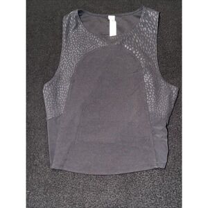 Lululemon NWT Nulu and Mesh Yoga Tank Size 10 12 Jewel Embossed Spiced Chai JWEC